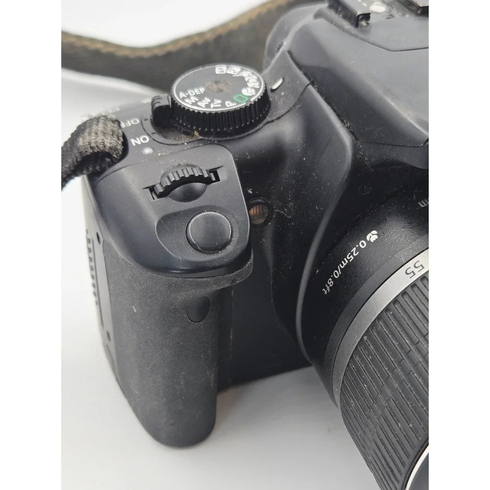 Canon EOS Digital Rebel XTi DSLR Camera Black w 18-55mm IS Lens- 50mm Lens WORKS